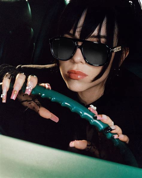 bilie eilish gucci|billie eilish gucci eyewear.